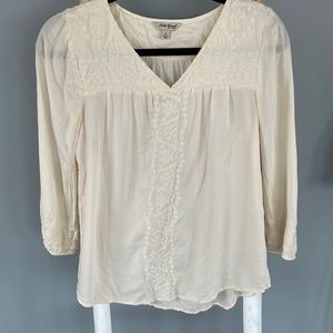 Lucky Brand Embroidered Top